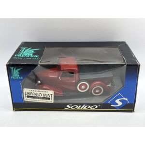 Solido Prestige Diecast Model Car Red Metal Exclusive Detailed France 40th